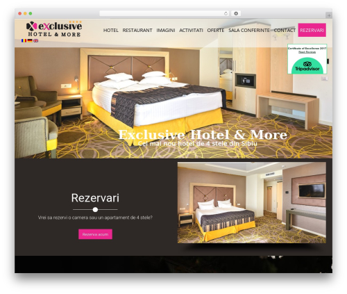 WP theme Hotelia - hotelexclusive.ro