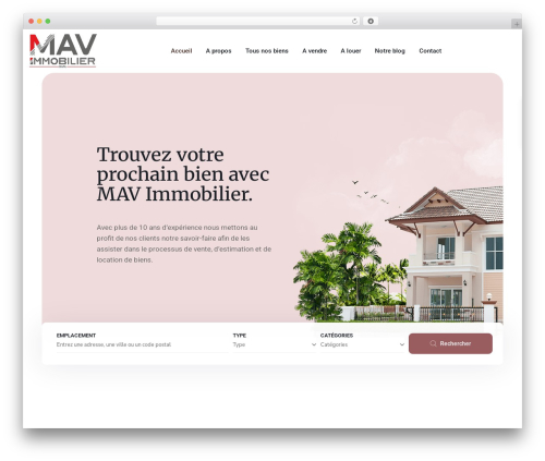Residence gutenberg WordPress plugin - mavimmo.ch