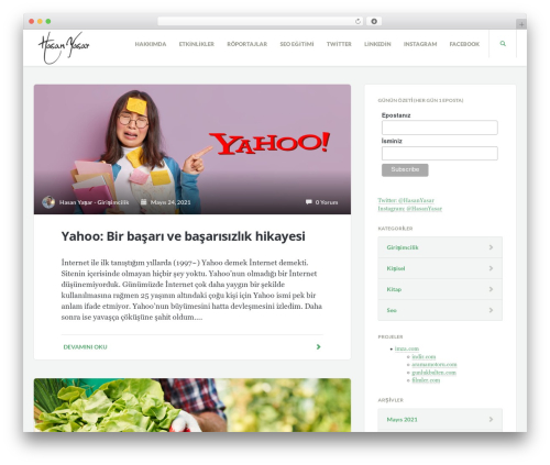 Best WordPress theme Readable WP Theme - hasanyasar.com Best WordPress theme Readable WP Theme - hasanyasar.com