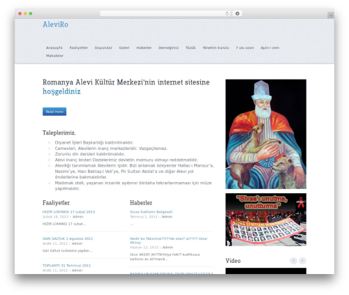 EducationAcademy theme WordPress - alevi.ro