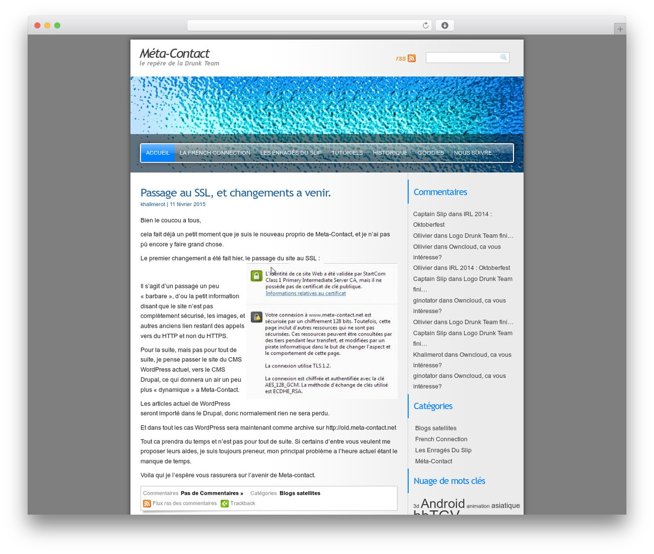 Freshy 2 WordPress theme - meta-contact.net