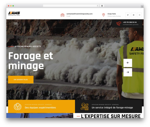 Inestit theme WordPress - africanminingsociety.com
