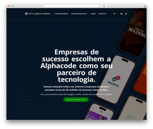 Mobius WordPress theme - site.alphacode.com.br