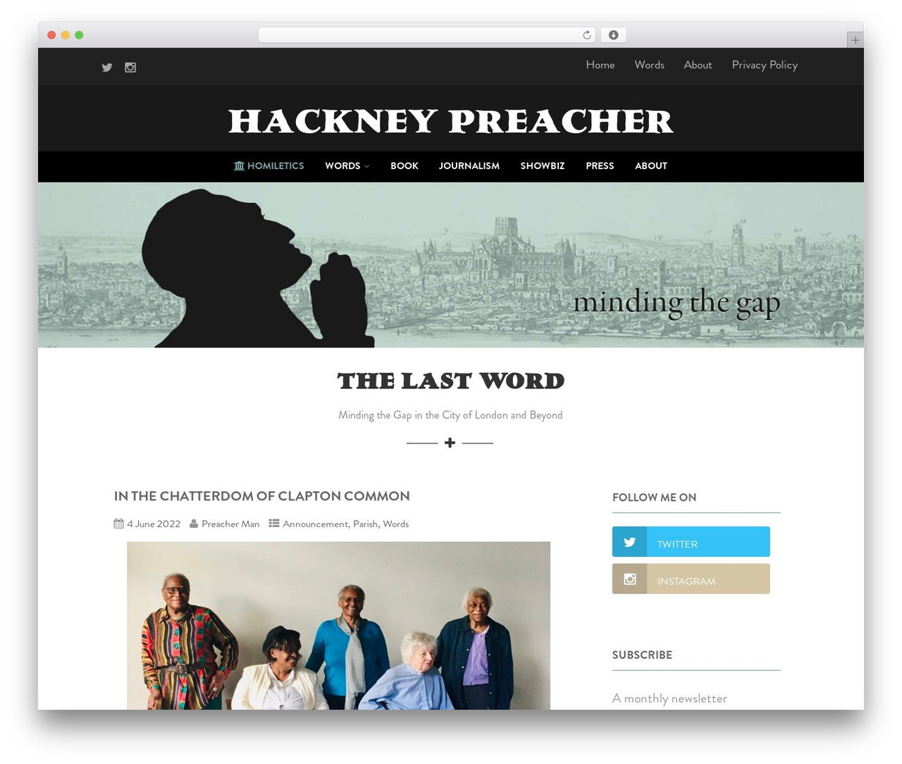 Optimizer PRO WordPress theme - hackneypreacher.com