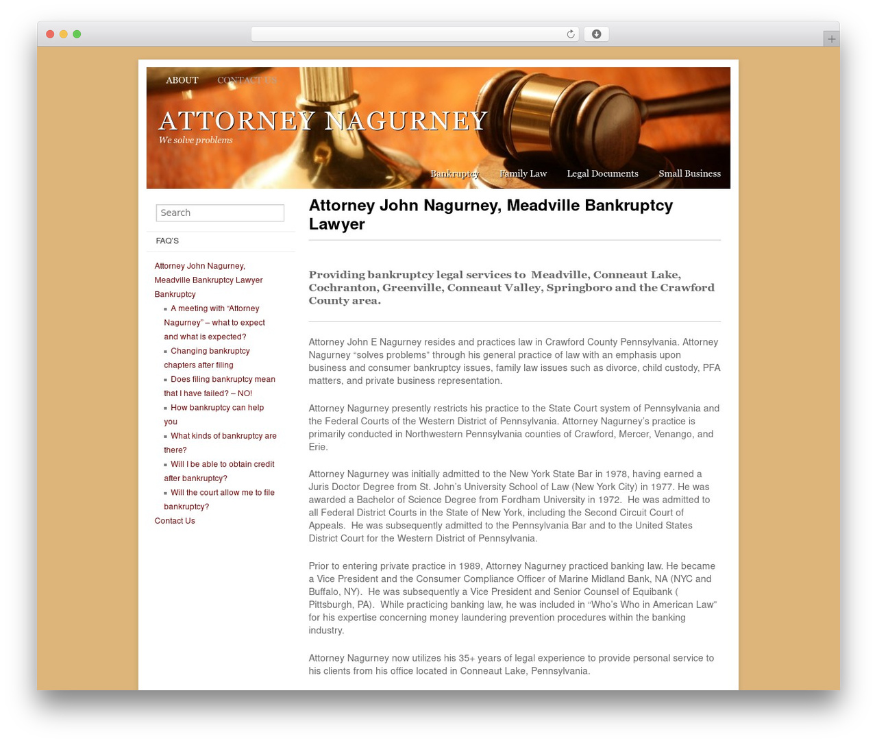 Theme WordPress Basic Law - attorneynagurney.com Theme WordPress Basic Law - attorneynagurney.com
