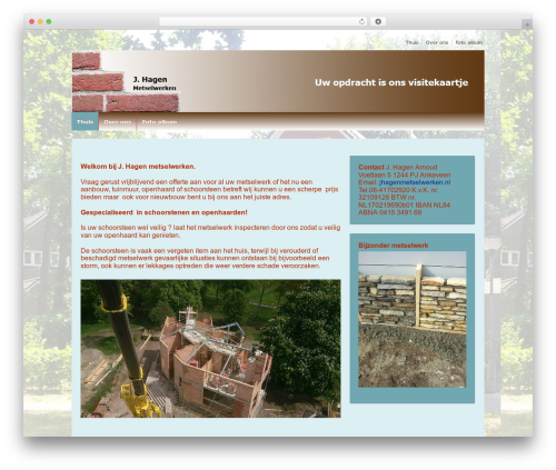 WordPress theme Responsive Pro - jhagenmetselwerken.nl WordPress theme Responsive Pro - jhagenmetselwerken.nl