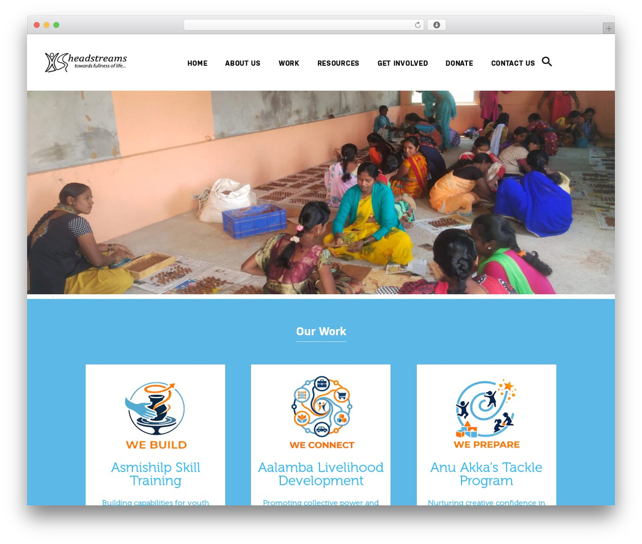 WordPress website theme Pixelmattic Theme - headstreams.org