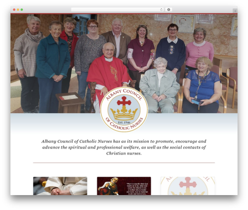 ACCN theme WordPress - albanycouncilofcatholicnurses.org