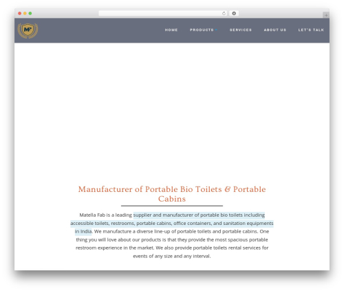 Actly WordPress theme - matellafab.com