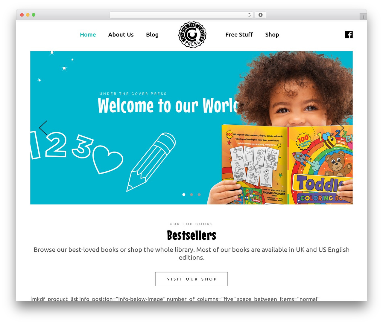 ChapterOne WordPress theme - underthecoverpress.com