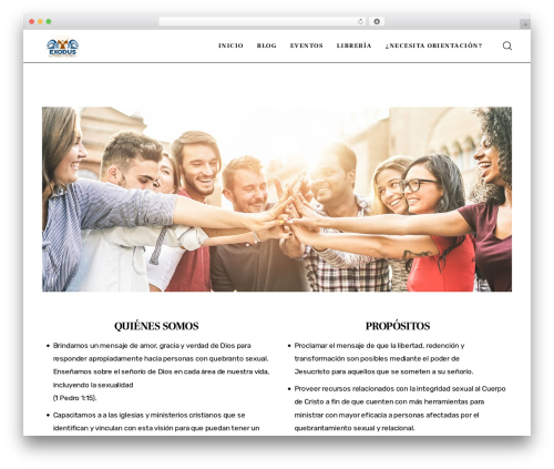 Chronicle WordPress blog theme - exoduslatinoamerica.com