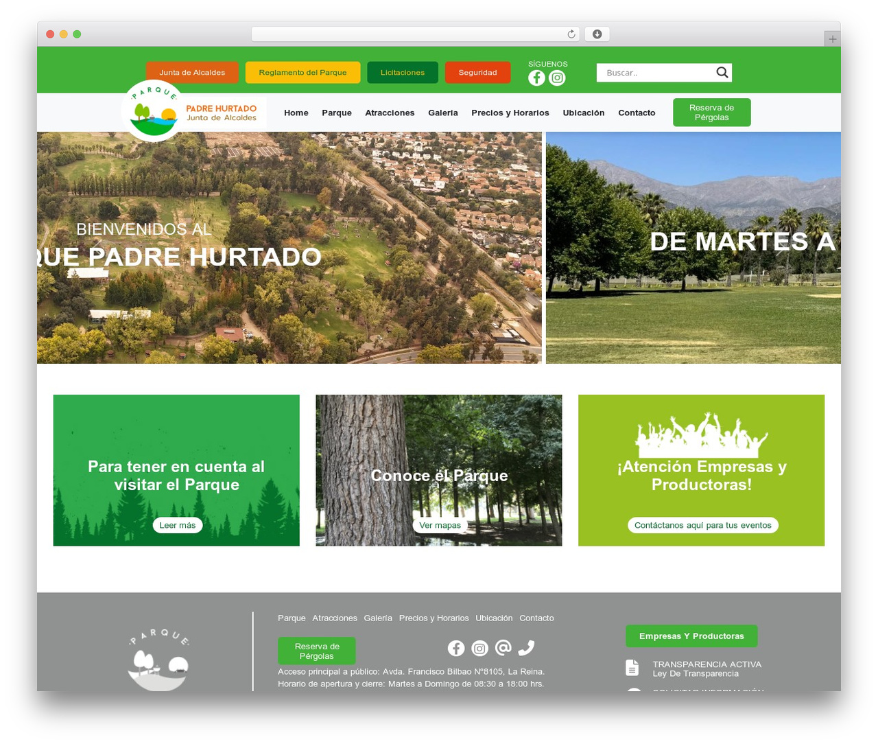 comercio 2 WordPress theme - parquesanalbertohurtado.cl