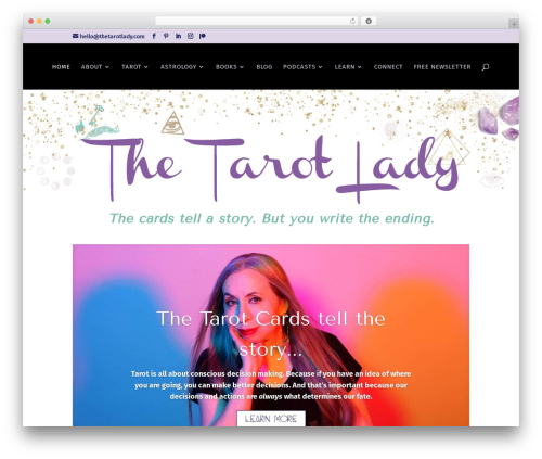 Popupally pro WordPress plugin - thetarotlady.com