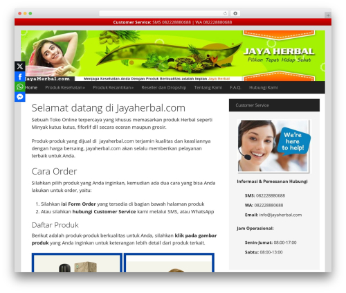 Dynamik-Gen top WordPress theme - jayaherbal.com