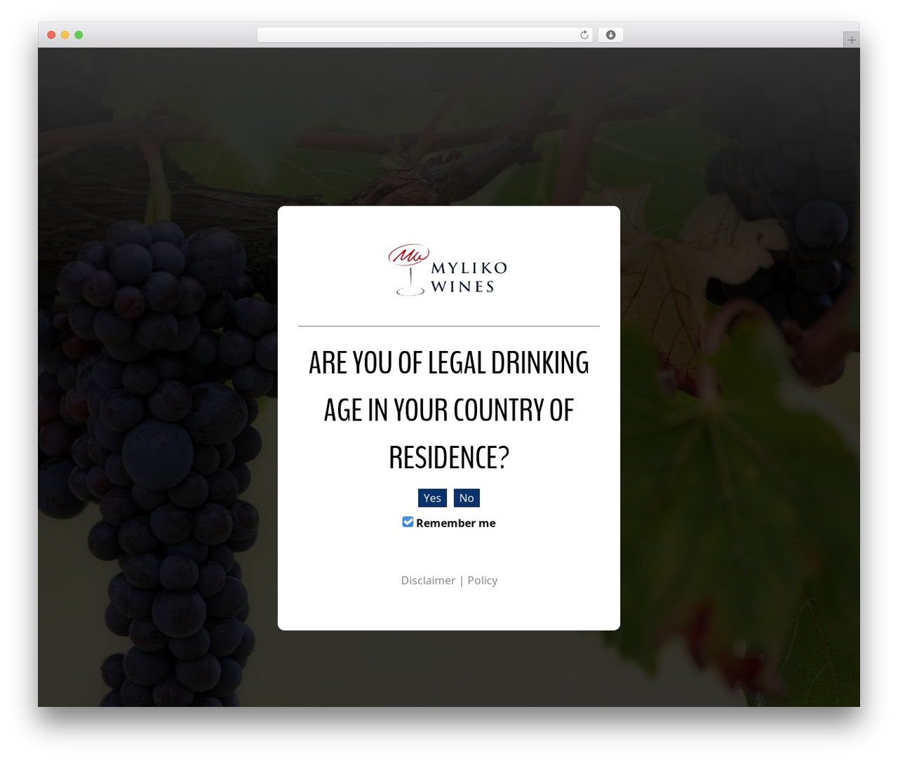 Lambda WordPress theme - mylikowines.co.uk