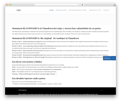 Wyde core WordPress plugin - blauwpoort.be