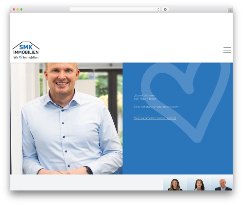 Pace 4 theme WordPress - smk.immobilien