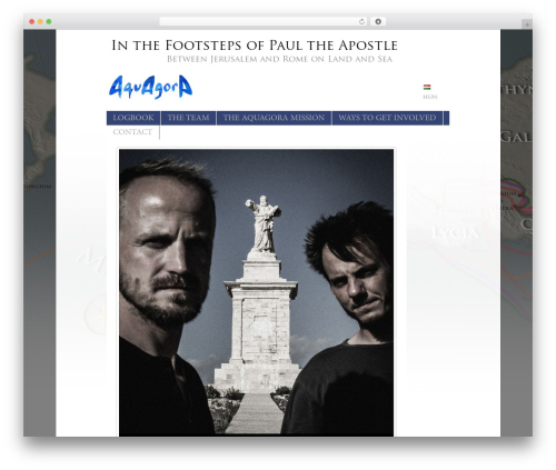 Something Fishy top WordPress theme - aquagora.eu