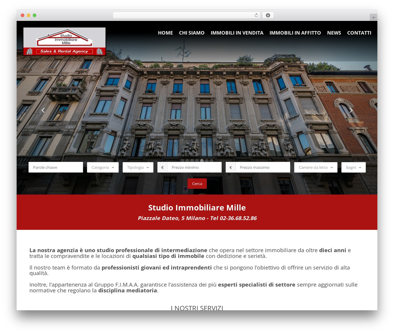 Theme WordPress RealesWP - immobiliaremille.com