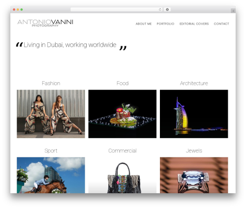 Uncode core WordPress plugin - antoniovanniphotography.com
