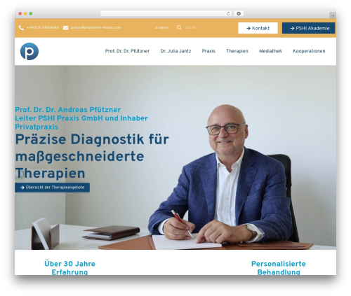 WordPress theme Hello Elementor - pfuetzner-mainz.com
