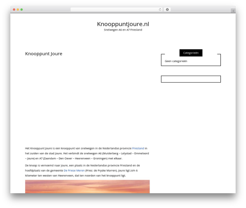 WordPress theme Writee - knooppuntjoure.nl WordPress theme Writee - knooppuntjoure.nl