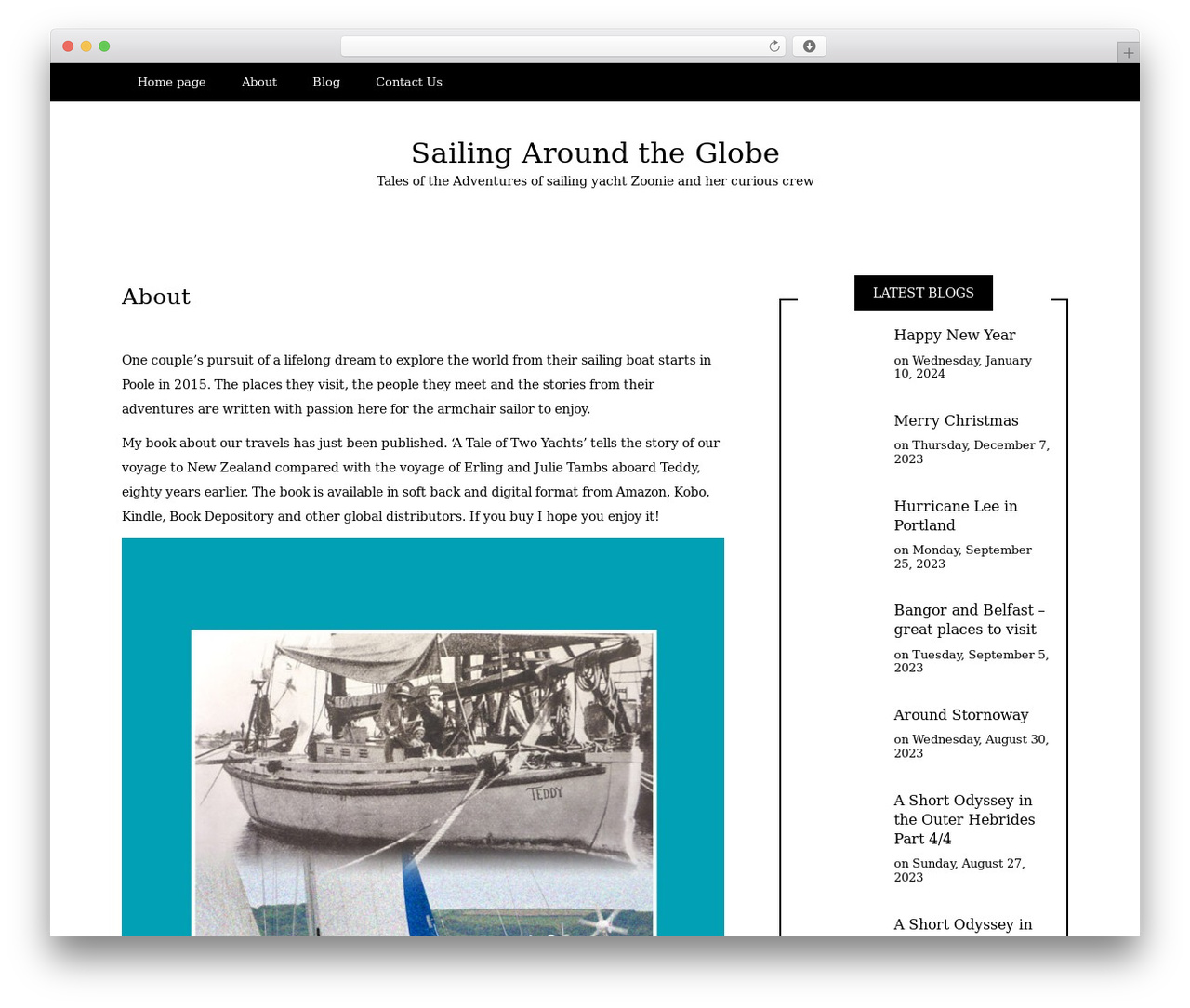 WP theme Writee - skipperbarbwhite.com