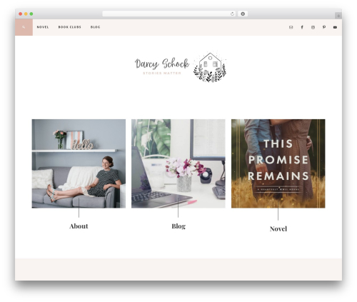 Beloved Theme WordPress theme - darcyschock.com