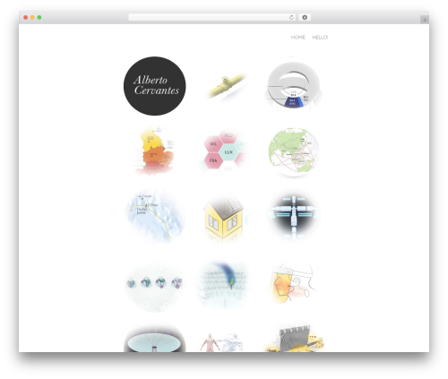 Best WordPress theme Spun - albertocervantes.com
