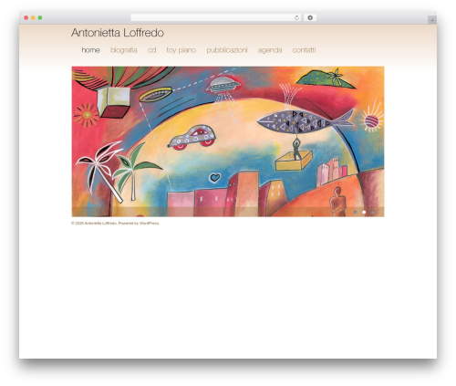 Delirium WordPress theme - antoniettaloffredo.com