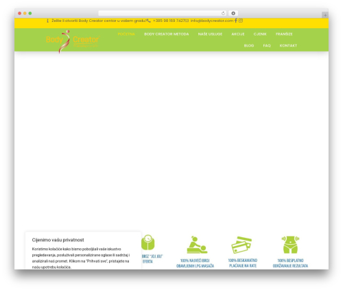 EXE WordPress theme - bodycreator.com