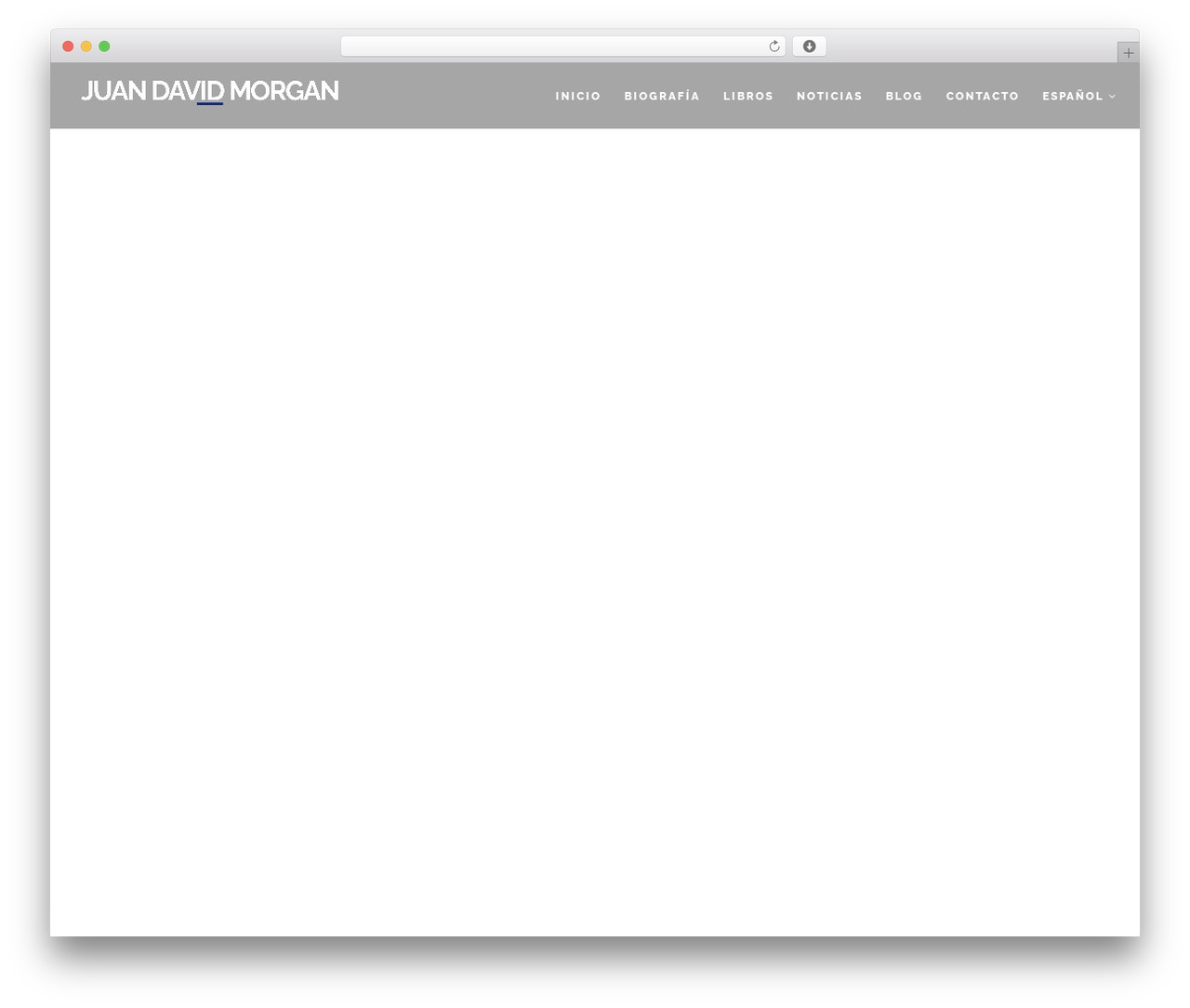 Exline WordPress theme - juandavidmorgan.com