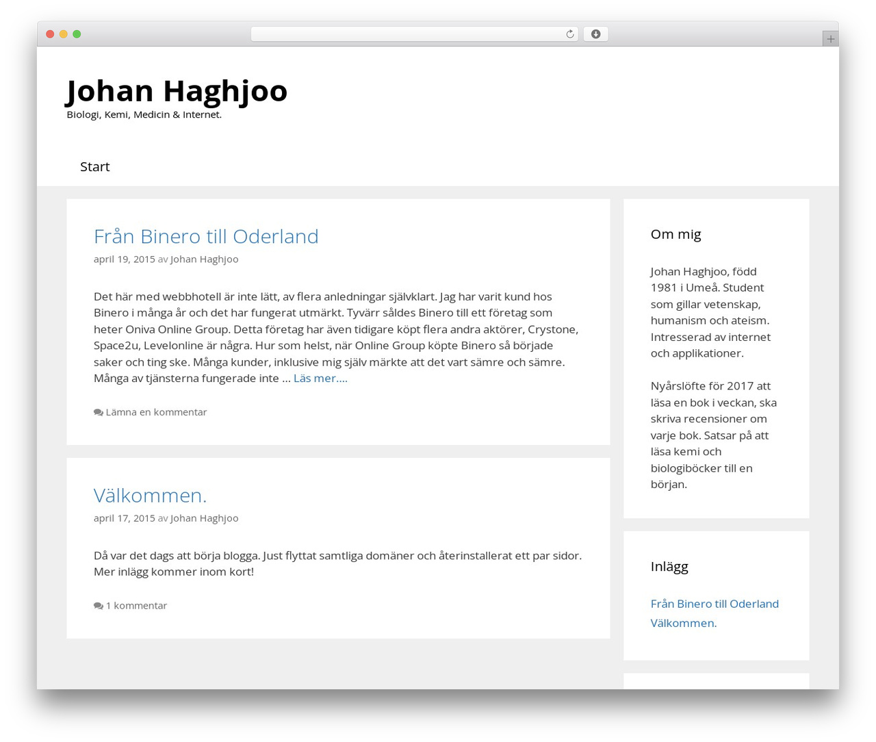 GeneratePress WordPress theme - haghjoo.se