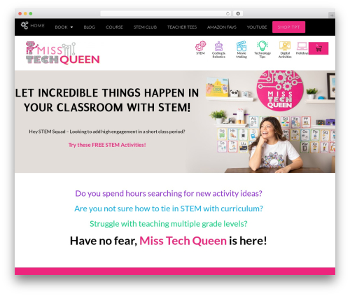 GeneratePress WordPress theme design - misstechqueen.com