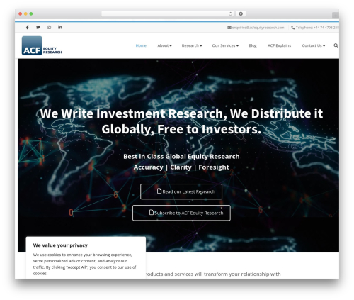 Nimva theme WordPress - acfequityresearch.com