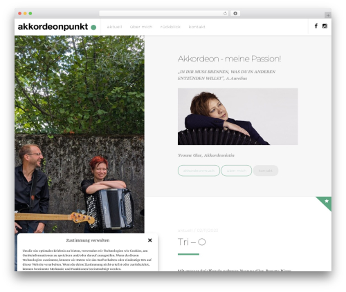 Pixie theme WordPress - akkordeonpunkt.ch