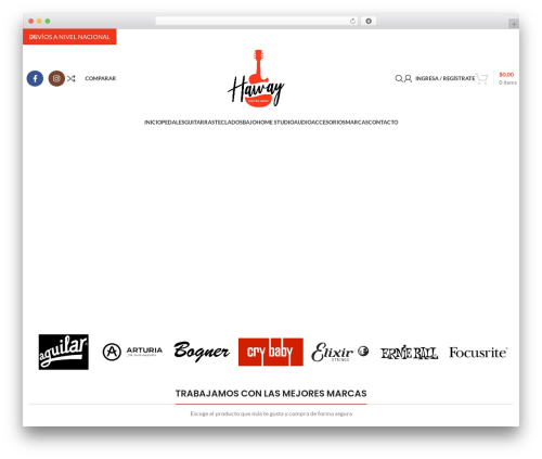 soysecond.com premium WordPress theme - hawaymusic.com