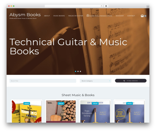 Theme WordPress Bookie WP - abysmbooks.com