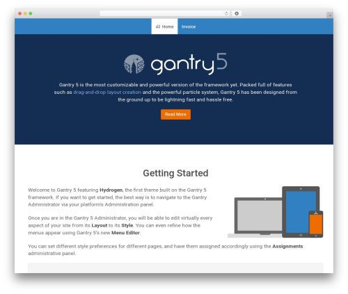 Theme WordPress Hydrogen - hostzed.com