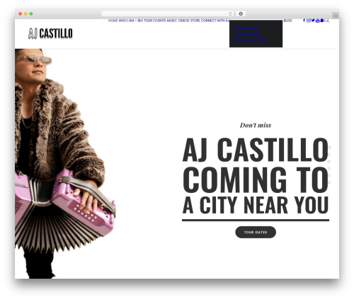 Uncode WordPress theme - ajcastillo.com