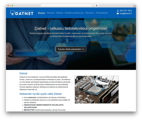 WordPress theme Datnet Basic Theme - datnet.fi