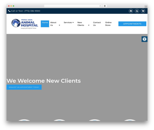 WordPress theme Parent Theme - primavistaanimalhospital.com