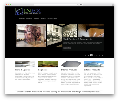 WordPress theme target - inexproducts.com