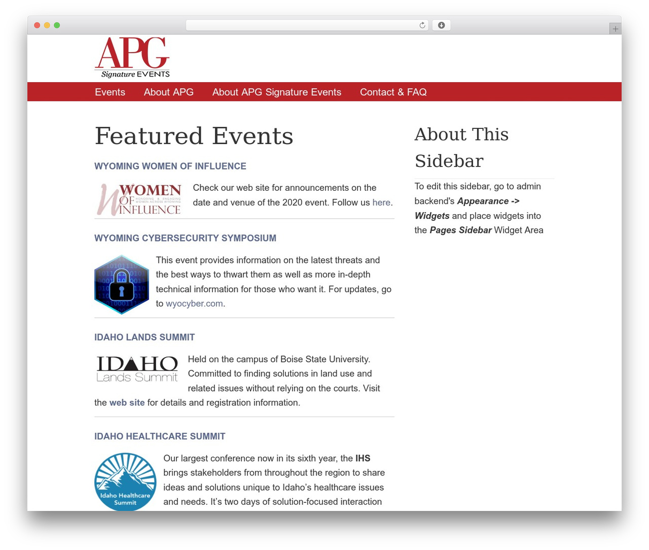 WordPress theme U-Design - apg-events.com WordPress theme U-Design - apg-events.com