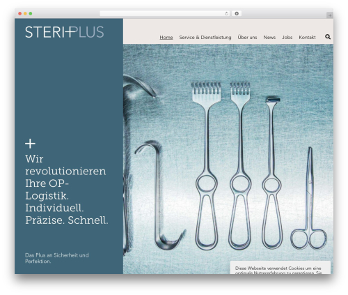 WordPress website theme Web-Elements Theme - steriplus.ch
