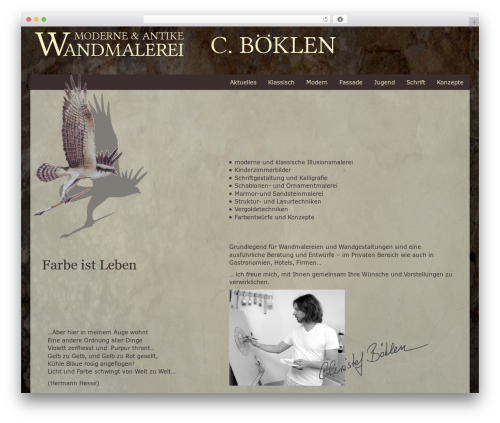 Bootstrap Basic theme WordPress free - allesinfarbe.com