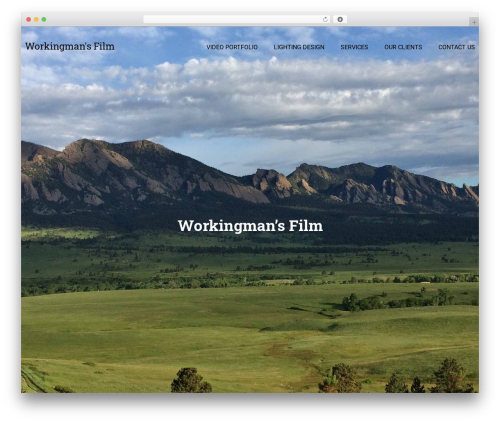 CoffeeBean WordPress theme - workingmansfilm.com