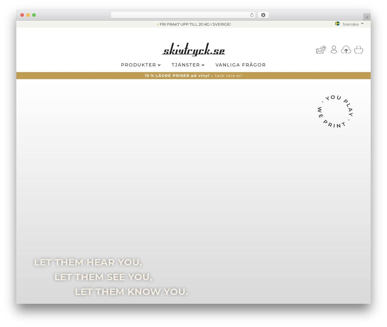 Skivtryck WordPress theme - skivtryck.se Skivtryck WordPress theme - skivtryck.se