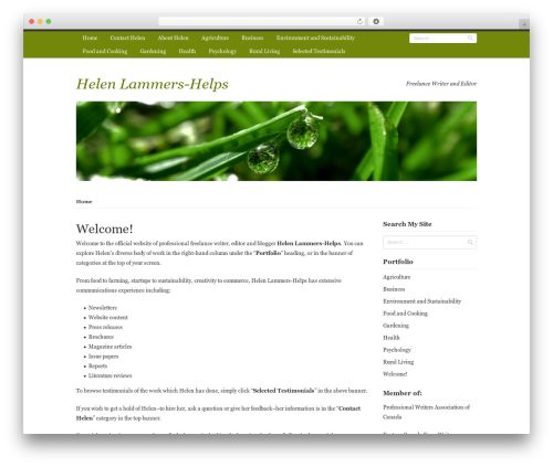 Rumput Hijau WordPress theme - hlhwriter.com