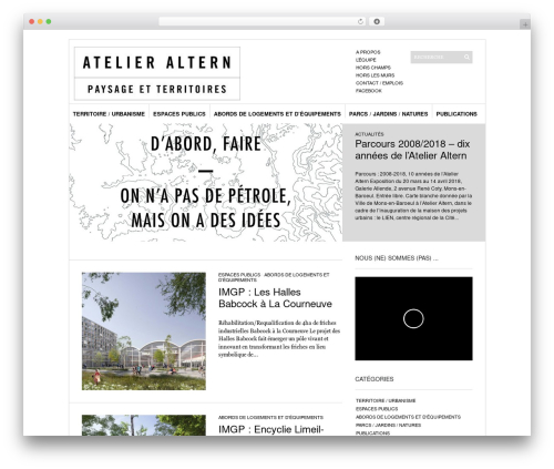 Sight WordPress theme - atelieraltern.com